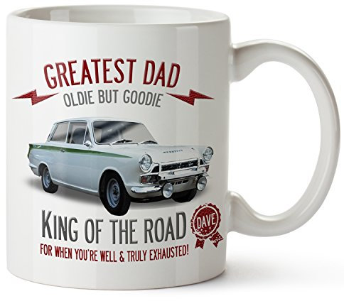 KRAFTYGIFTS Personalised Cortina MK1 Lotus Mug Best Dad Car Cup Gift CLD09