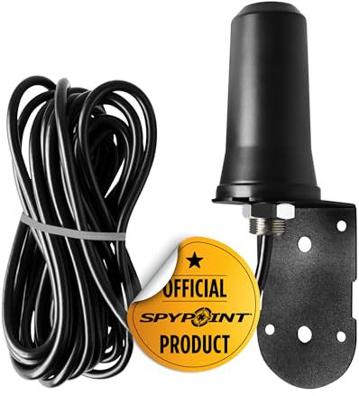 Spypoint Langstrecken Mobilfunkantenne CA- 01 für die LINK-Serie und die meisten Wildtierkameras, mit Kabel, RP-SMA Stecker, ohne Externe Stromversorgung