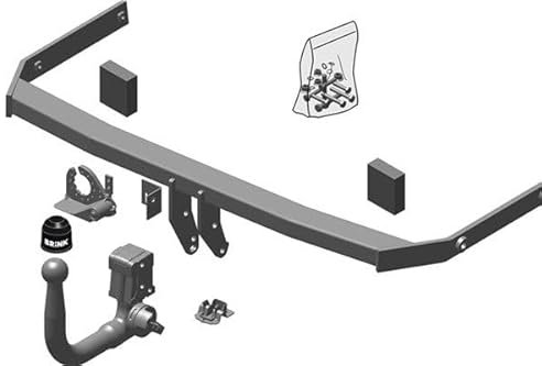 BRINK 640500 Gancio traino nero