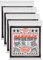 4 PACK Ernie Ball 2320 Mandolin Strings stainless steel loop end 10-36