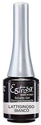 ESTROSA SMALTO GEL SEMIPERMANENTE LATTIGINOSO BIANCO 7822 7 ML