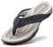 ChayChax Chanclas Hombre Sandalias Deportivo de Playa y Piscina Verano Zapatillas Flip Flops con Suela de Goma,Azul Oscuro,42 EU