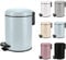 KW Soft Shade Small Round Pedal Bin 3ltr (Opal, 3 Ltr)