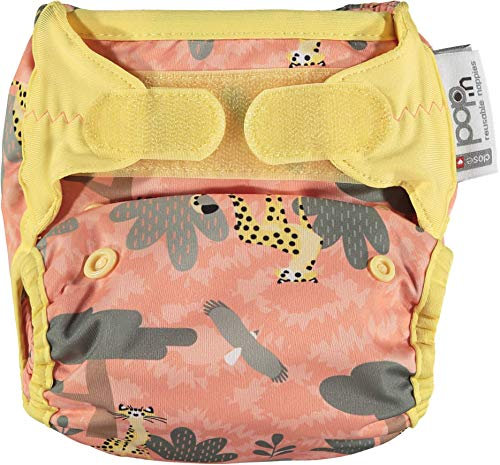 Close Pop-in Windel Geparden-Farbe Bambus Einzelne bedruckte Stoffwindeln für Babys, umweltfreundlich, wiederverwendbar, Stoffwindeln, Geburt zu Töpfchen, 1 Stück (1 Stück)