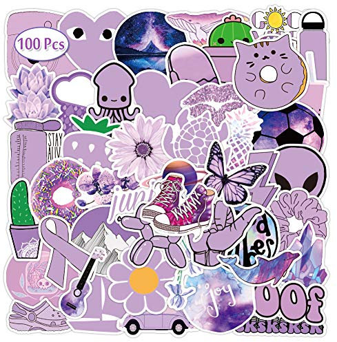 Aufkleber 100 Stück wasserdichte Vinyl Aufkleber Graffiti Patches Style Aufkleber für Auto Motorrad Fahrrad Skateboard Snowboard Gepäck Laptop Aufkleber Notebook iPad und mehr