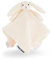 Twistshake Peluche avec Doudou Plat Carré Mouchoir en Polyester, Doudou et Peluches d’éveil et de Premier Age, Jouet Adorable pour Enfant avec Tissu Doux, Lapin, Cadeau Naissance, 19 x 12 cm