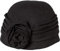 PAPSTAR NEU Damenhut 20er Deluxe, schwarz, KW 60