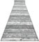 rugsx Läufer Antirutsch Wood Holz Tafel grau 80x500 cm