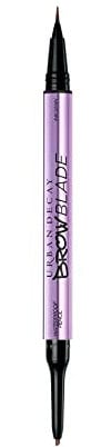 Urban Decay Brow Blade, Double Ended Eyebrow Pencil, Felt Tip Pen and Waterproof Brow Pencil, For Increased Control, Shade, Cool Cookie, 0.4ml