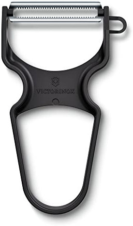 Victorinox RAPID Pelapatate, bordo seghettato, doppio taglio, lavabile in lavastoviglie, Swiss Made, per mancini e destrimani