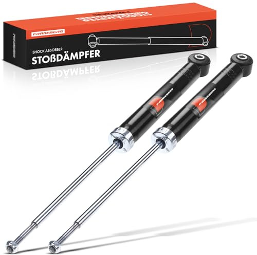 Frankberg 2x Stossdämpfer Stoßdämpfer Hinten 570mm Gasdruck 7700426693 | Kompatibel mit Clio II BB CB, Thalia I LB, Clio II Kasten/Hatchback SB0/1/2
