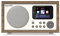 Inscabin D2 Internetradio mit Bluetooth, Spotify Connect, Doppelwecker, App-Steuerung und Farbbildschirm (Black Walnut)