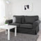 Bezug für EKTORP 2er-Sofa (Schlafsofa altes Modell) (Dark Gray A17)