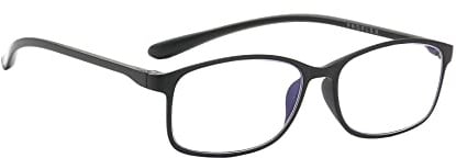 PROFLEX BluOptix mit Blaulichtfilter leicht, flexibel, kratzfest, unisex (Damen + Herren), Computerbildschirm-Technologie Lesebrille +0.0,+1.0,+1.5,+2.0,+2.5,+3.0,+3.5,+4.0