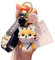 Shining crown Joli porte-clés pour femme, pendentif Shiba Inu de dessin animé, décoration de sac à main ou sac à dos, Noir , M