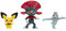 Pokémon PKW2941 - Battle Feature Figuren 2-Pack - Set Mewtu & Mew – offizielle detaillierte Figuren, 11,5 & 5 cm