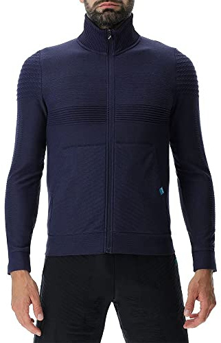 UYN O101994 Natural Training OW Full Zip Long SL_ T-Shirt Men's Astrale Aura-Mischung L