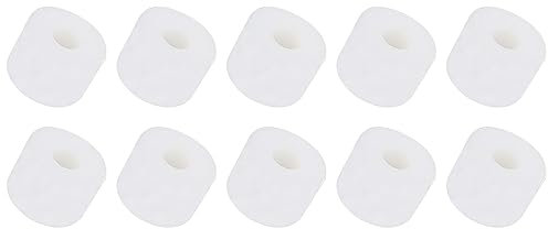 QUARKZMAN 14x10mm Rond Plastique Entretoises x 12PCS Non fileté Isolation Rondelles Entretoise Piliers Support pour Électroménagers, [Blanc]