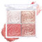 Xumann Blushers for Cheeks Make Up,4 Colors Long-Lasting Shimmer Blush Palette,Natural Powder Blush for Women