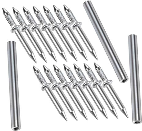 VILLFUL 300piezas Clavos De Doble Cabeza Para Rodapiés Sin Costuras Con Manguitos De Instalación Perfectos Para Decoración