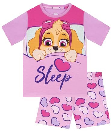 PAW PATROL Schlafanzug | Skye Schlafanzüge Für Mädchen | Mädchen Pyjama | Rosa 110