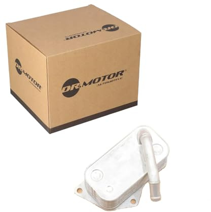 DR.MOTOR AUTOMOTIVE DRM21010 Ölkühler Motoröl Kühler Kompatibel mit BMW 5 Touring F11 11427516383 11428637812