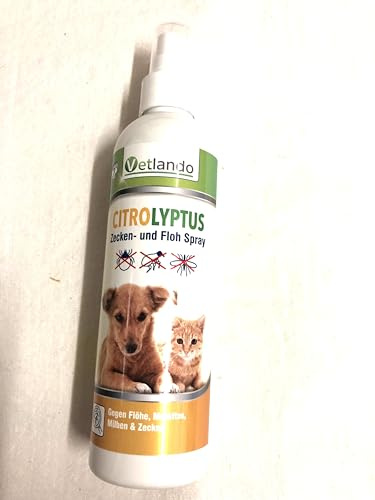 Vetlando Citrolyptus Zecken- und Floh Spray 250 ml für Hunde und Katzen