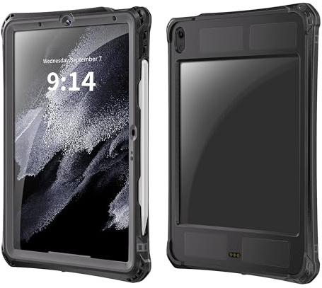 FONREST IP68 Waterproof Case Compatible with iPad Air 11-in. M3/M2 4th/5th Gen A3226/7 A2902/3 w/ [Pencil Holder] Kickstand Lanyard Shock-Dust-Proof Full-Sealing Cover Compatible with Magic Keyboard