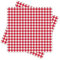 Servietten Kariert Rot Weiß Oktoberfest Geburtstag Deko 33 x 33 cm 20er Pack