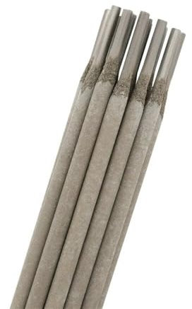 MZPOZB Baguette De Soudage Lot de 10 électrodes de soudage à l'arc en Acier Inoxydable E6031, 2,5 mm/3,2 mm, Acier Doux, excellentes Performances de soudage Baguette De Soudure(2.5mm x 350mm)