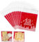 100 Stück Weihnachts-Zellophanbeutel, wiederverschließbare Zellophantüten, selbstklebende Bonbonbeutel für Weihnachtsplätzchen, Süßigkeiten, Geschenkverpackungen (10 x 10 cm/3,94 x 3,94 Zoll)
