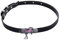 oenyaeu Choker Gothic Punk Spiked Choker Halskette Schwarz PU Leder Choker Halskette Damen Schwarz Leder Halsband