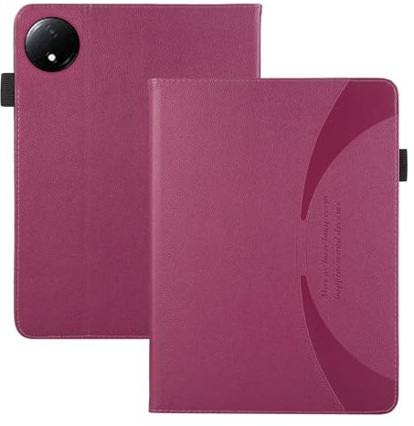 Generisch DayQiQiPu Hülle für Huawei MatePad Pro PCE-W30 13,2 Zoll PU Leder Business Style Folio Schutzhülle für Tablet mit Kartensteckplätze Ständerhülle,Rosenrot