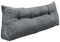 chilly pilley® Stützkissen Cord Rückenkissen Lesekissen Bettkissen Wandkissen Keilkissen Bettstützkissen viele Farben, 140x50x20 (Grau)