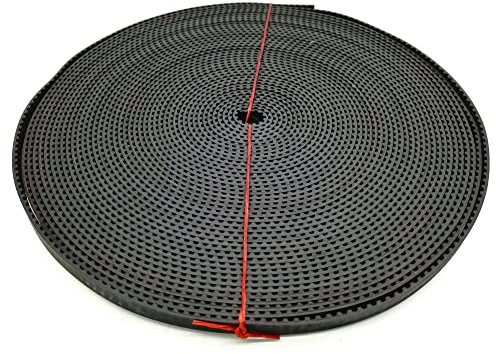 Synchronriemen T2.5 Zahnriemen mit offenem Ende, Neopren-Gummi, 10 m/Rolle, glatt und effizient