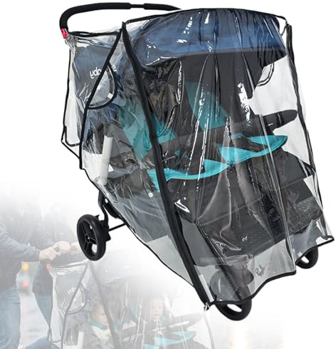 Regenschutz Für Doppelkinderwagen, Regenschutz Für Geschwisterwagen, Regenschutz Kinderwagen, Universal Regenschutz Zwillingswagen, Geschwisterwagen Für Buggy Sportwagen