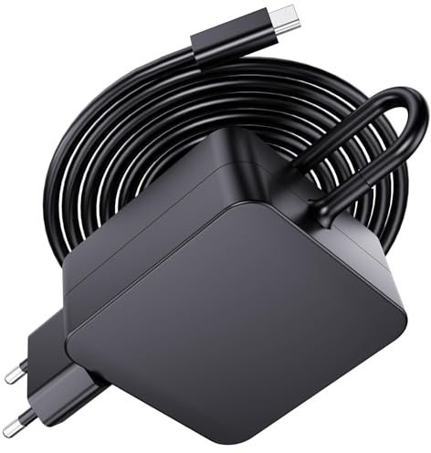 65W USB C Caricatore per ASUS ROG Xbox Ally X R1,MSI Claw,Logitech G Cloud | Steam Deck,Legion Go S,Switch 2/Lite/OLED,OneXPlayer 1S 2 RG552,GPD Win,Ayaneo Greek Air PRO,Gaming Handheld alimentatore