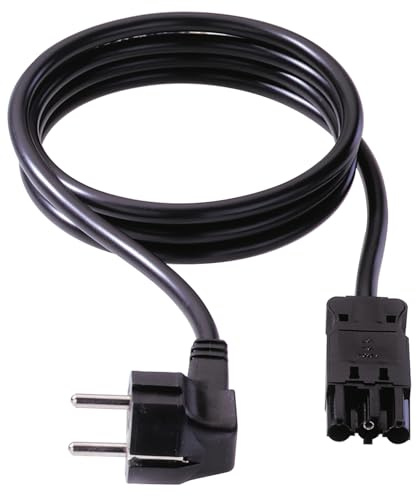 BACHMANN Gerätezuleitung Wieland GST18, 1,5m, Schwarz, 375.000