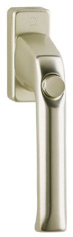 HOPPE Fenstergriff duraplus London in Aluminium neusilber (mit Druckknopf)