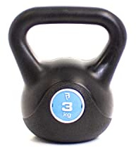 BODYPOWER 3kg Vinyl Kettlebell
