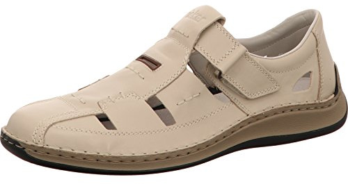 Rieker 05284, Herren Slipper, Beige (Crema), 43 EU (9 UK)