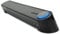 GOgroove Barra di Suono Soundbar Computer USB Altoparlante Subwoofer Passivo con Design Angolato per una Proiezione Potente del Suono, Jack da 3.5mm per Cuffie + Microfono e Controllo Volume - Nero