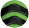 „Soft Hand Hufkratzer, anisgrün, PVC schwarz