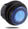 Keenso 3 Broches Interrupteur à Bascule, 12V 16A Commutateur On/Off Rond avec LED Lumière Bleu pour Voiture Camion Commutateur de Contrôle Bouton Marche/Arrêt
