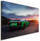 AK ART Lamborghini Grün Leinwandbild Kunstdruck Wandbild Wanddeko Mehrfarbig XXL (60x40cm)