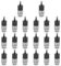 Headphone Female Sockect,20Pcs Stereo Jack,3.5mm Audio Connector 3-20N Insertion Force Stereo Audio Video Plug Adapter W/Screw Nut PJ‑392 Audio Socket 30V 0.5A Video Plug Connector