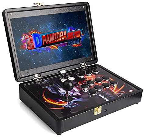 Xshion WiFi 3D Pandora Arcade Box 36S Game Console with 14.0 Inches, 10000 Retro Games Video Game Arcade Game Console Portable All-Metal Case 128GB Full HD Retro Arcade Machine with HDMI,52BCE03U16L
