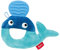 Sigikid Greifling Wal, RedStars Babyspielzeug mit Rassel und Beißfläche: greifen, entdecken, spielen, für Babys ab Geburt, Art.-Nr. 42921, blau, 13x16x2 cm
