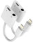 Iphone AUX Adapter for Headphone Jack(2 pack)2in1 Cable Dongle Lightning to 3.5mm Splitter Audio Charger Connector Cord MFI Certified for Apple 14 13 12 11 Pro Max 7 8 X Plus Earphone Charge Converter