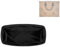 DGAZ Handtaschen Organizer Einsatz für OnTheGo PM/MM/GM Tasche, Seide Tasche in Tasche Organizer, Luxus-Handtaschen & Tote Innentaschen (Schwarz, MM)